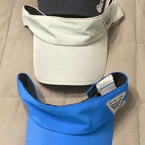 COLUMBIA PFG DRI WICK VISORS & BERETTA EMBROIDERED FLEX FIT VISOR